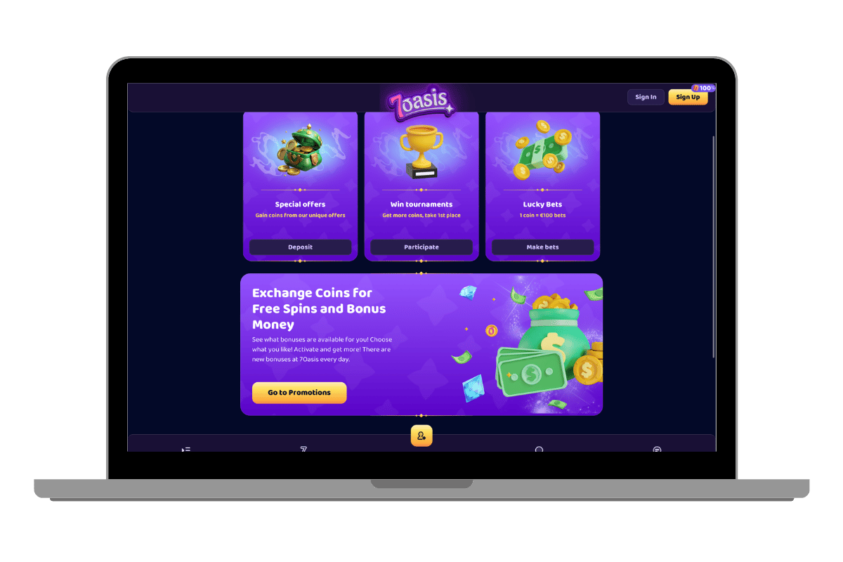 7Oasis Casino Canada